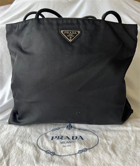 what type of nylon does prada use|prada nylon shopper tote.